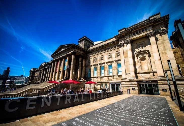 Entrance to Liverpool Central Library